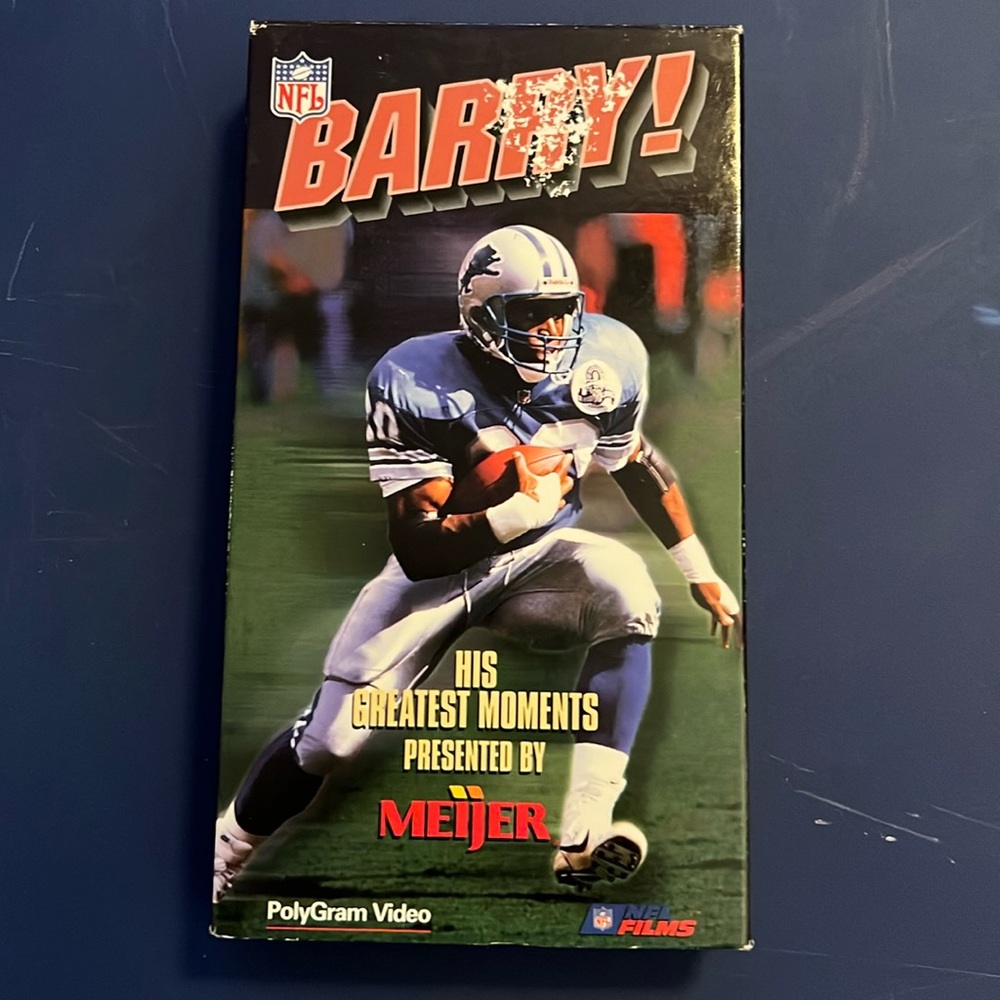 Barry Sanders greatest moments VHS